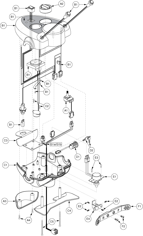 Pride Revo (SC63) - Throttle Pot - S6807407001c30 - Subsequent