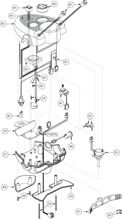 Pride Revo (SC63) - Console - S6811205001c30 - S6807407001c30