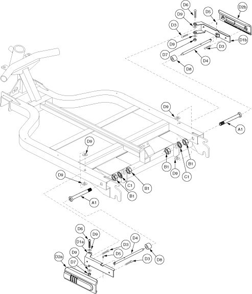 Pride Revo (SC64) - Frame Assemblies - Battery Lock