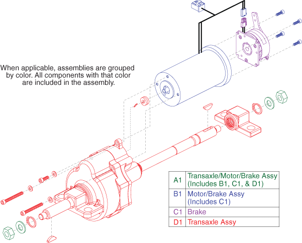 Go-Go ES (S83) - Drive Assembly