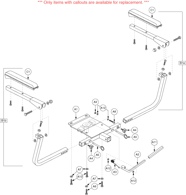 Go-Go ES (S83) - Seat - Frame