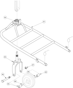 Pride Sidekick (SC200) - Front Frame - Sk-93800 - Sub