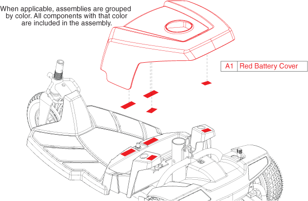 Go-Go ES (S84) - Shroud Assemblies - Battery Cover