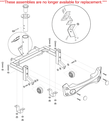 Pride Sonic (SC52) - Frame Assemblies - Rear