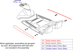 Go-Go Elite Traveller 3-Wheel (SC40E) - Inserts - Front