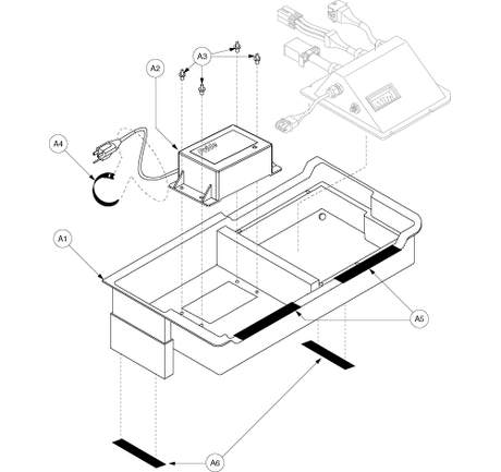 Pride Sundancer (SC202) - Utility Tray Assembly - Sk-96040 - Sub