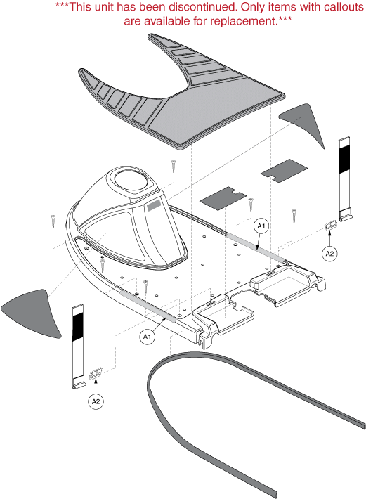 Pride Sundancer with Power Seat (SC2000PS) - Shroud Assemblies - Front