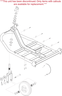 Pride Sundancer with Power Seat (SC2000PS) - Frame Assemblies - Front