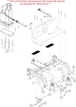 Pride Sundancer with Power Seat (SC2000PS) - Frame Assemblies - Rear