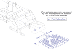 Pride TSS 300 - Serial Numbers Beginning W/ Jc1 - Footrest Platform