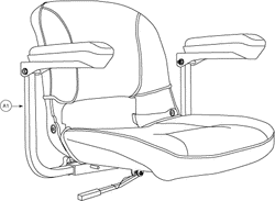 Go-Go ES (S84) - Frame Assemblies - Seat Assembly