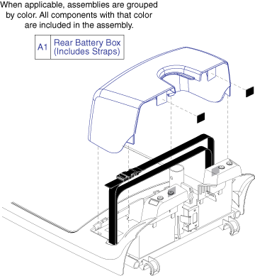 Pride Victory 9 (SC609) - Shroud Assemblies - Battery Cover