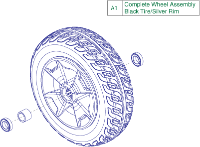 Pride Victory 9 (SC609) - Wheel Assemblies - Front