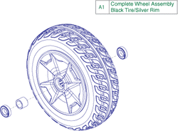 Pride Victory 9 (SC609) - Wheel Assemblies - Front