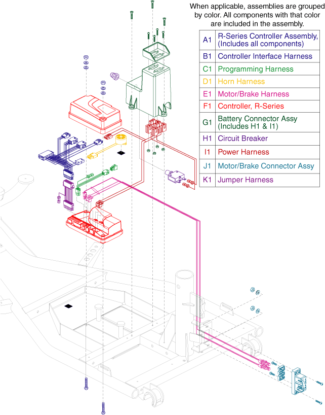 Pride Victory 9 (SC609) - Controller - R-Series (For 5-Wire Cte & 3-Wire Cts Throttles)