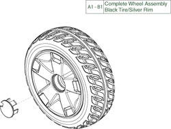 Pride Victory 9 (SC609PS) - Wheel Assembly - Rear