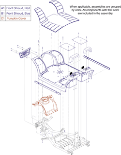 Pride Victory 9 (SC709) - Shroud Assemblies - Front