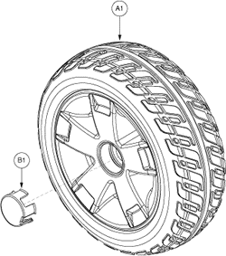 Pride Victory 10 (SC610) - Wheel Assemblies - Rear