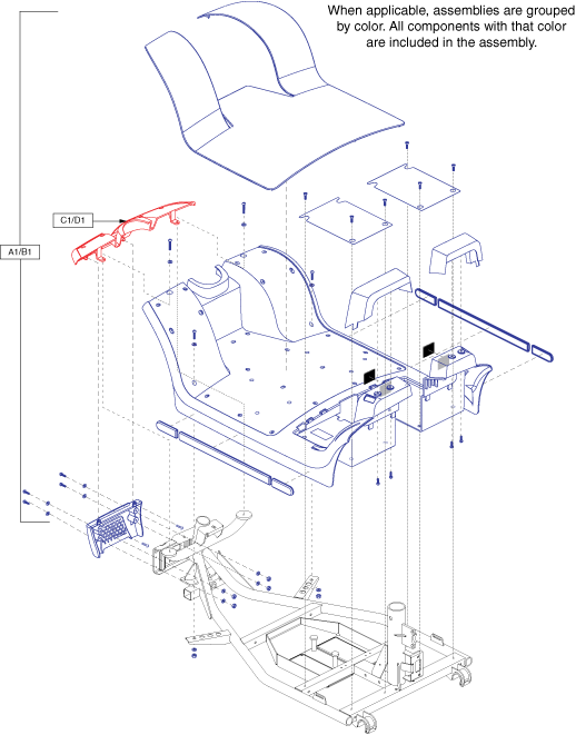 Pride Victory 10 (SC710) - Shroud Assemblies - Front