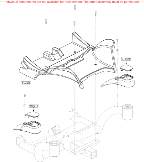Go-Go Go-Chair - Shrouds - Front, Body & Caster Cover Shrouds