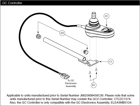 Go-Go Go-Chair - Joystick / Master Controls - Joystick / Master Controls - Gc