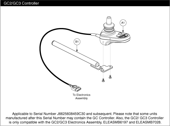 Go-Go Go-Chair - Joystick / Master Controls - Joystick / Master Controls - Gc2 / Gc3