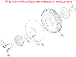 Pride Victory 3 (SC1600) - Wheel Front - Pneumatic