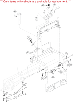 Pride Victory 3 (SC1600) - Rear Frame - S5030102003c10 - S5029606018c50