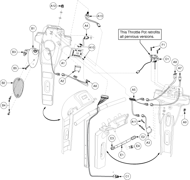 Pride Victory 3 (SC1600) - Throttle Pot