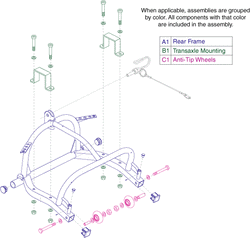 Pride Victory ES 9 (S93) - Main Frame - Rear