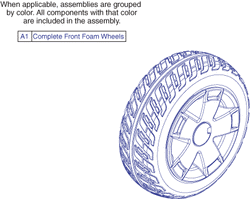 Pride Victory 10 LX with CTS Suspension (S710LX) - Wheels - Front