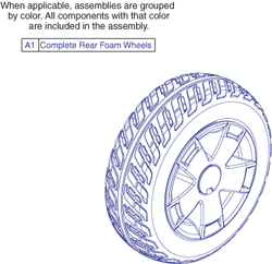 Pride Victory 10 LX with CTS Suspension (S710LX) - Wheels - Rear