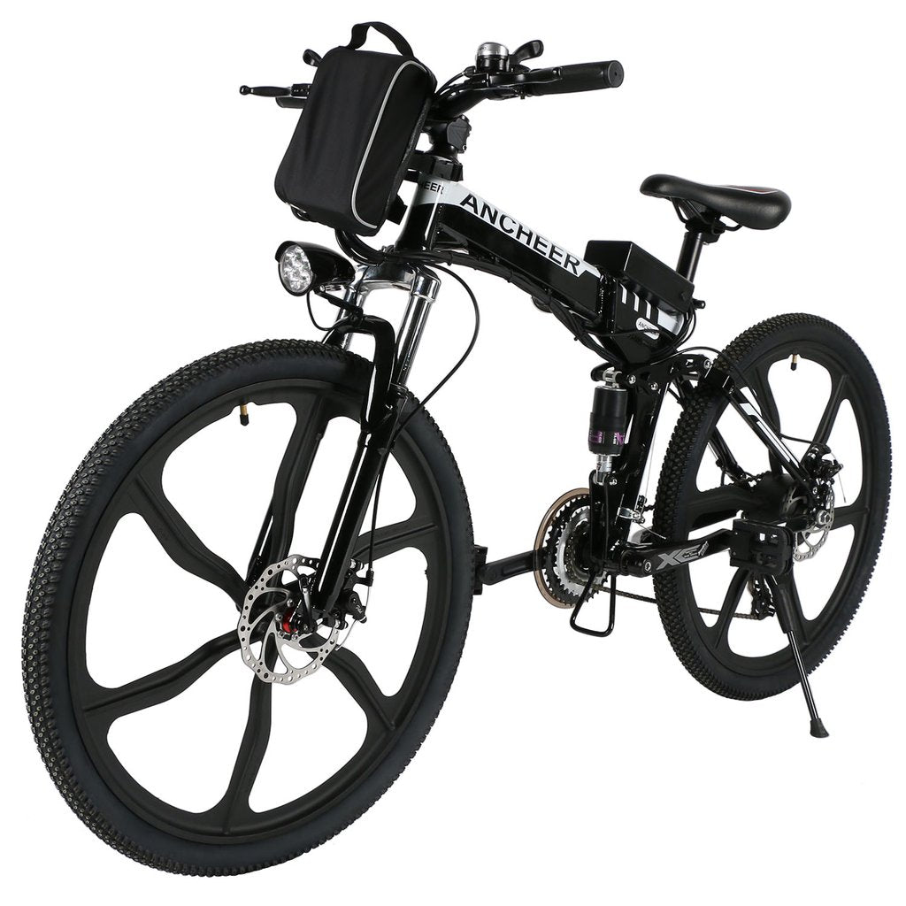 ANCHEER 26" 250W Folding Mag Alloy Electric Mountain Bike