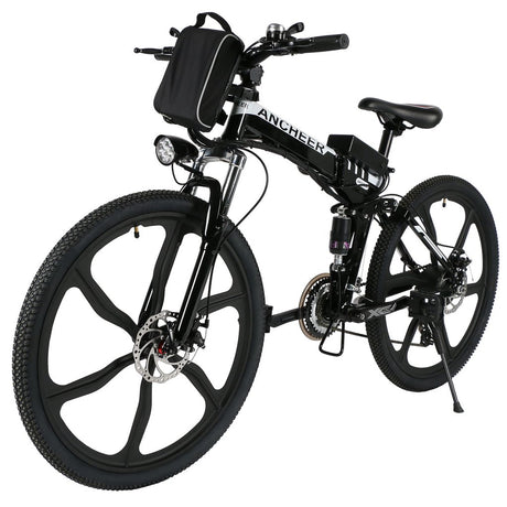 ANCHEER 26" 250W Folding Mag Alloy Electric Mountain Bike