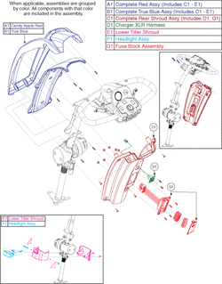 Pride Victory 10 LX with CTS Suspension (S710LX) - Shrouds - Tiller