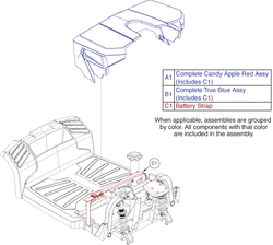 Pride Victory LX Sport (S710LXW) - Shrouds - Battery Box