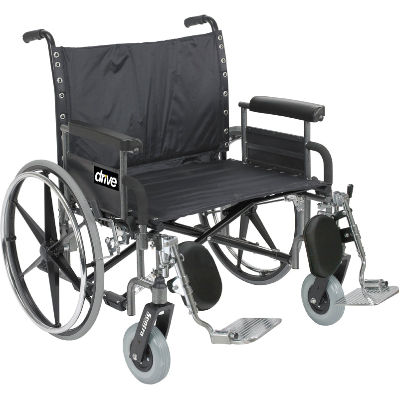 Drive Bariatric Deluxe Sentra Heavy Duty Extra Extra Wide Wheelchair Parts