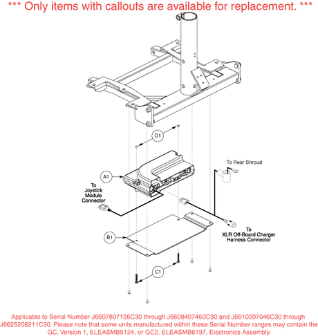 Go-Go Go-Chair - Electronics / Modules - Gc 2 - Version 2, Includes X L R Offboard Charger Harness
