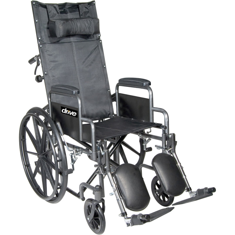 Drive Silver Sport Full Reclining Wheelchair Parts