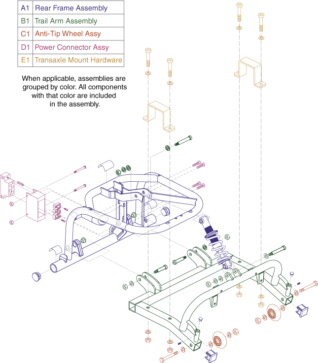 Pride Victory Sport (S710DXW) - Main Frame - Rear