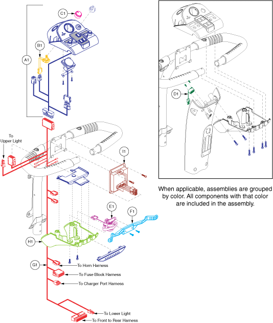 Pride Victory Sport (S710DXW) - Console - Version 2 (Cts 3-Wire Throttle)