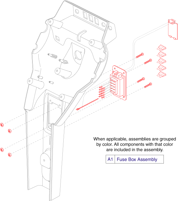 Pride Victory XL (SC260) - Fuse Box