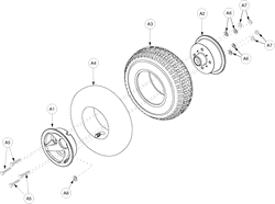 Pride Victory XL (SC260) - Wheel Assembly - Rear