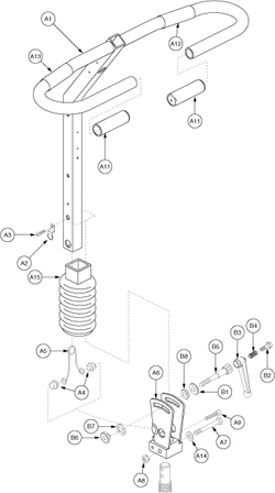 Pride Victory XL (SC260) - Frame Assemblies - Tiller - S3907202002c10 - Prior