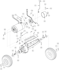 Pride Victory XL (SC260) - Drive Assembly - S3919702075c10 - Subsequent