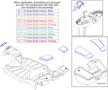 Go-Go LX50 (S50LX) - Shrouds - Body Inserts