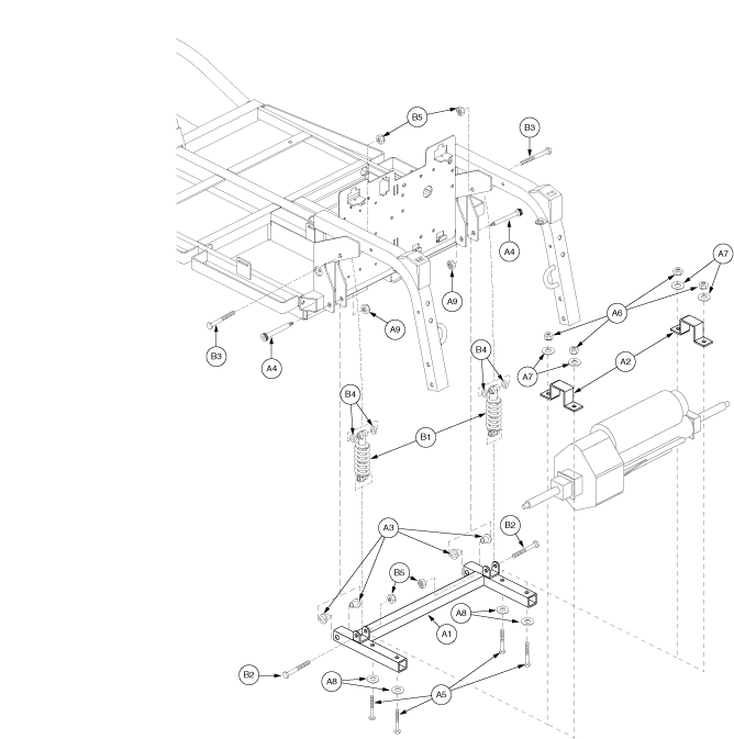 Pride Victory XL (SC260) - Frame Assemblies - Trail Arm