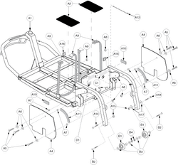 Pride Victory XL (SC260) - Frame Assemblies - Main Frame - V01060385 - S3931802002c10