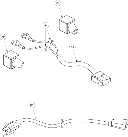 Pride Victory XL (SC270) - Battery Harness