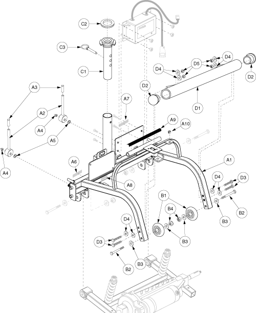 Pride Victory XL (SC270) - Rear Frame - Oct.31,2000 - Feb.15,2001